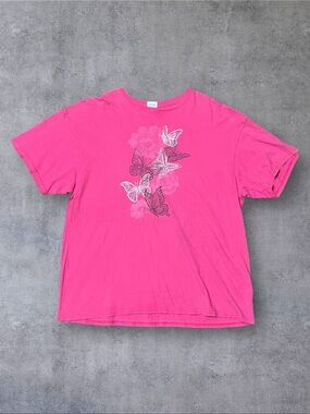 Pink Butterfly T-Shirt